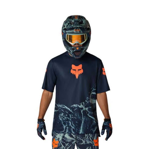 Koszulka rowerowa FOX RANGER SS IMG PRINT Arctic Blue