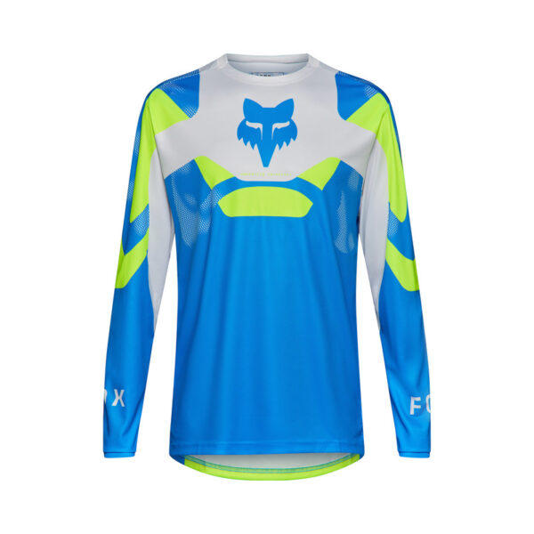 Koszulka Rowerowa Z Długim Rekawem FOX RANGER LS TACTILE Blue Jewel