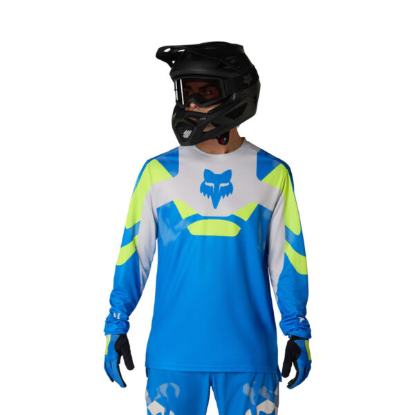 Koszulka rowerowa FOX RANGER LS TACTILE Blue Jewel - obrazek 4