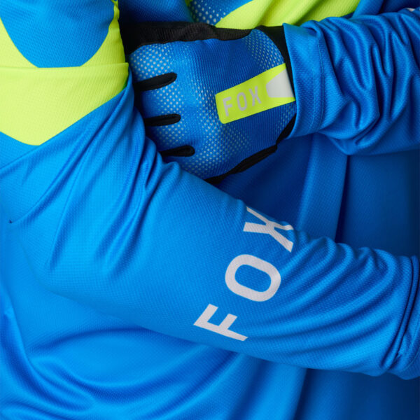 Koszulka rowerowa FOX RANGER LS TACTILE Blue Jewel - obrazek 2