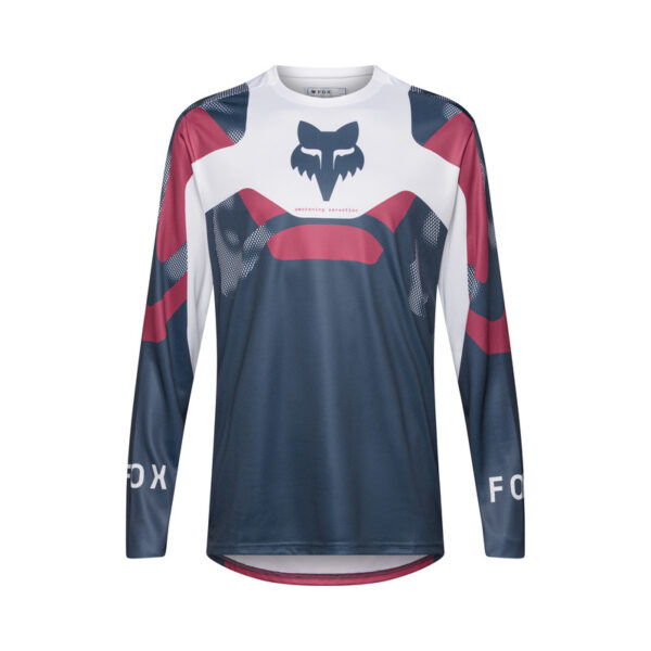 Koszulka rowerowa z długim rekawem FOX RANGER LS TACTILE White