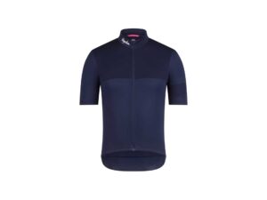 Męska koszulka rowerowa Rapha Brevet Element Ciemnoniebieski Biały