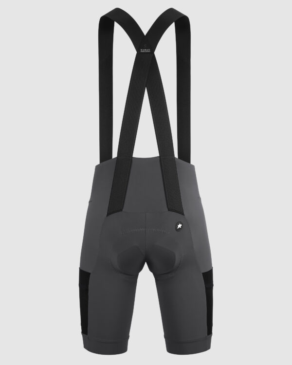 Spodenki rowerowe z szelkami ASSOS TACTICA KIESKAFER T5 Robust Grey