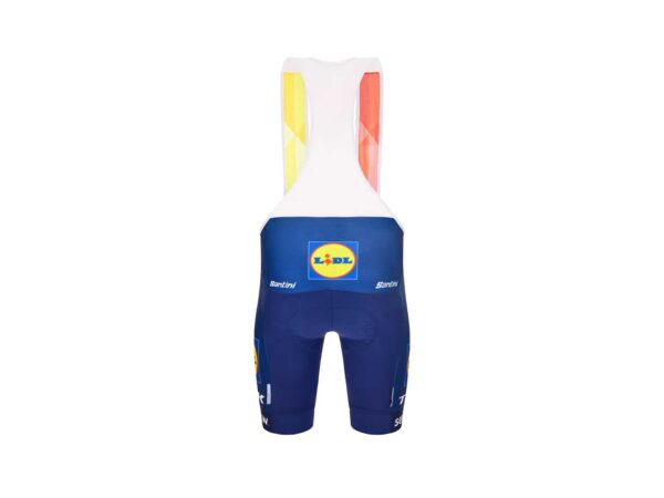 Spodenki rowerowe z szelkami Santini Lidl-Trek Replica Race