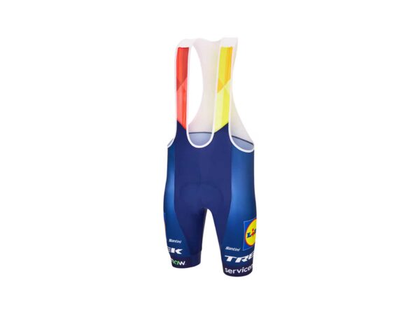Spodenki rowerowe z szelkami Santini Lidl-Trek Replica Race