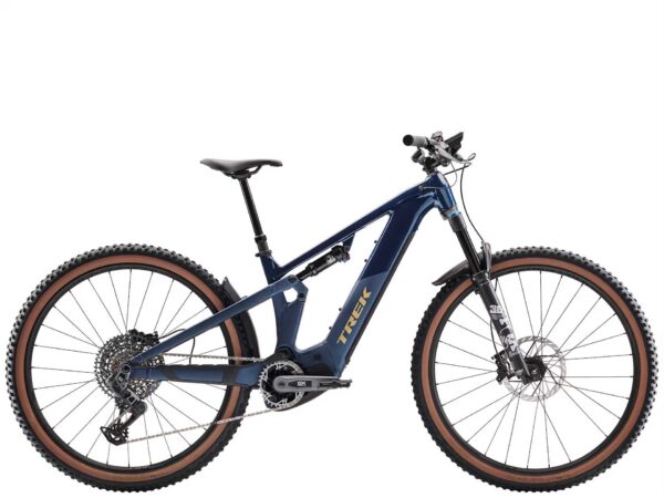Trek Powerfly FS+ 8 Gen 4 Matte Gloss Mulsanne Blue