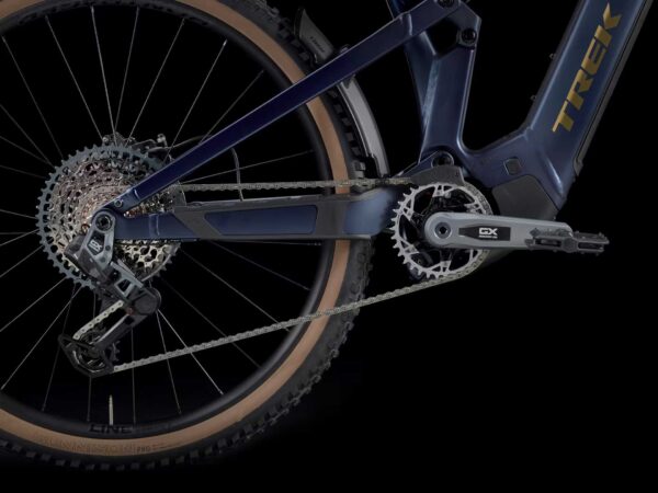 Trek Powerfly FS+ 8 Gen 4 Matte Gloss Mulsanne Blue