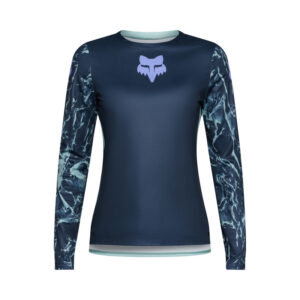 Damska koszulka rowerowa FOX RANGER LS IMG PRINT Arctic Blue