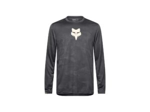 Koszulka na rower górski z długim rękawem Fox Racing x Trek Ranger Czarna