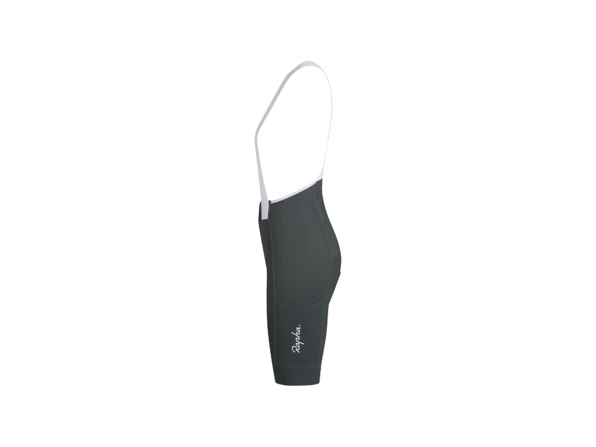 Damskie spodenki rowerowe z szelkami Rapha Brevet Element Cargo - Szare