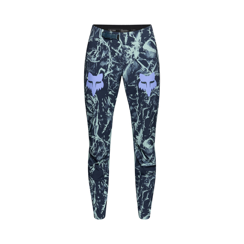 Damskie spodnie rowerowe FOX RANGER Image Print Arctic Blue (1) Damskie spodnie rowerowe FOX RANGER Image Print Arctic Blue