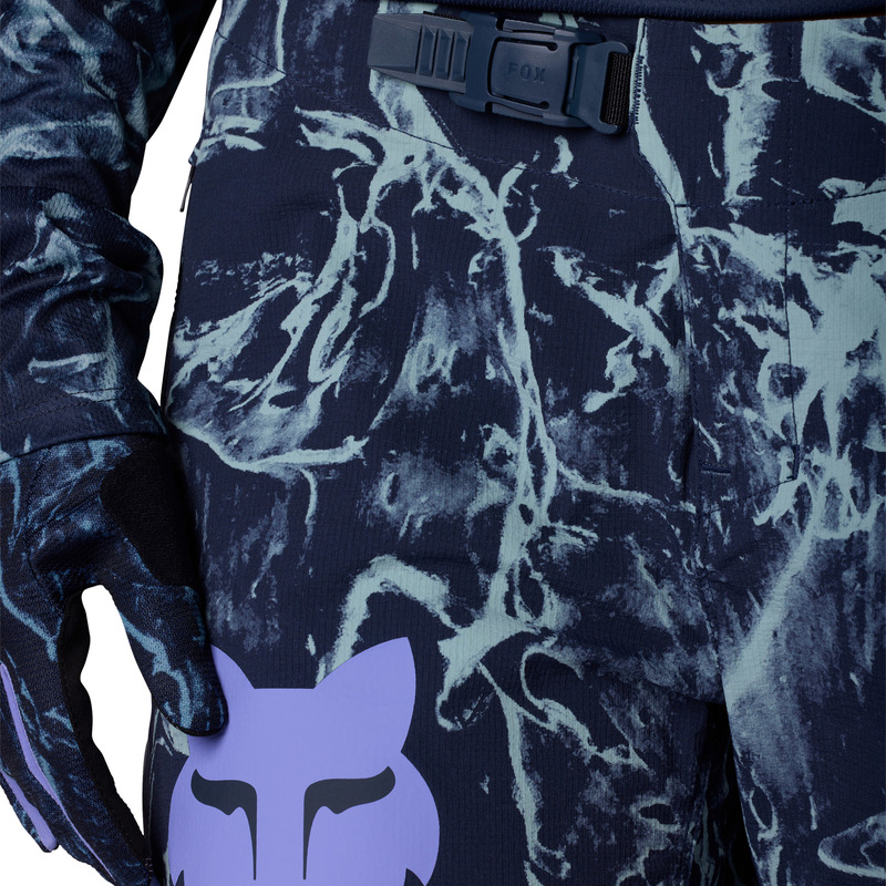 Damskie spodnie rowerowe FOX RANGER Image Print Arctic Blue