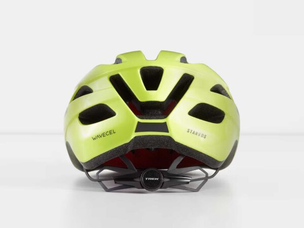 Kask rowerowy Trek Starvos WaveCel - żółty - obrazek 2