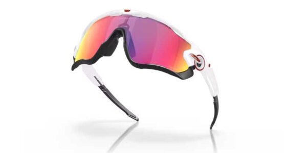 Okulary OAKLEY Jawbreaker - Białe polerowane Prizm Road roz. L - obrazek 2