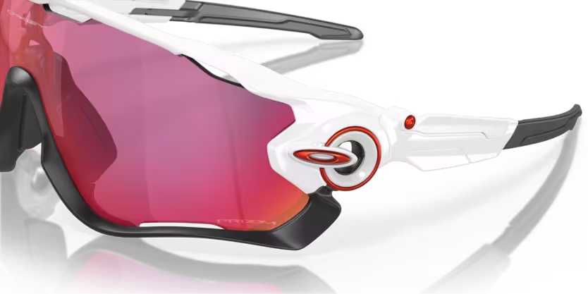 Okulary OAKLEY Jawbreaker Białe polerowane Prizm Road roz. L
