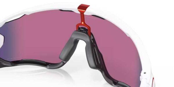 Okulary OAKLEY Jawbreaker - Białe polerowane Prizm Road roz. L - obrazek 4
