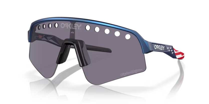 Okulary OAKLEY Sutro lite sweep Troy Lee Designs blue colorshift blue colorshift Prizm Grey roz. M