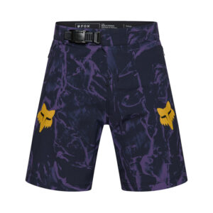 Spodenki rowerowe dziecięce FOX RANGER Junior Image Print Plum