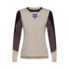 Damska koszulka rowerowa FOX DEFEND LS Park Chalk (1) Damska koszulka rowerowa FOX DEFEND LS Park Chalk