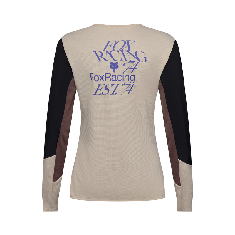 Damska Koszulka Rowerowa FOX DEFEND LS Park Chalk (2)