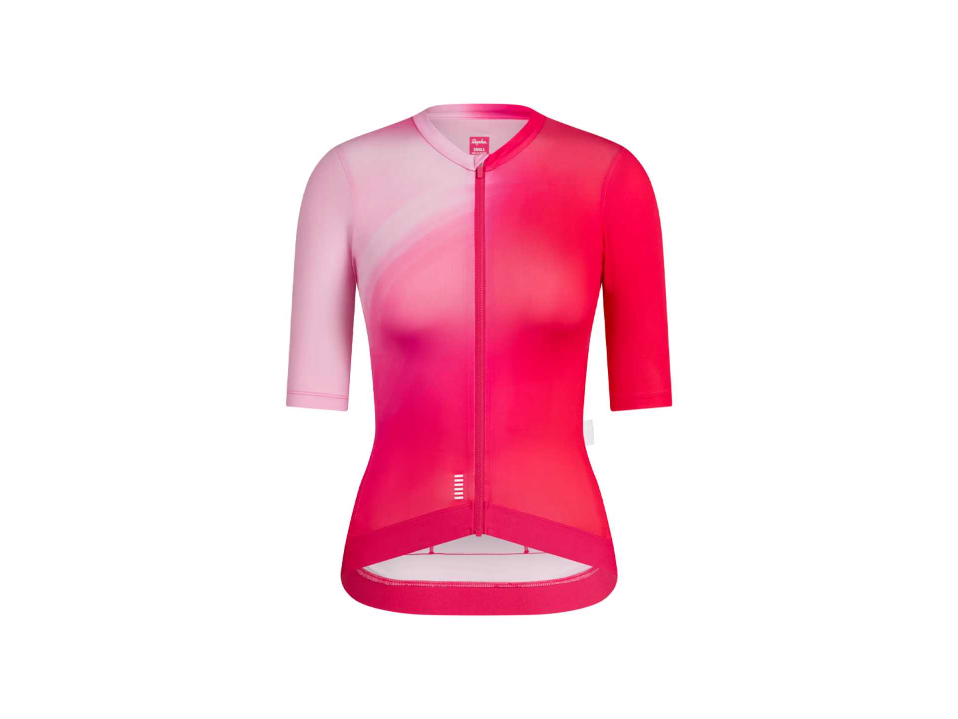 Damska koszulka rowerowa na treningi Rapha Pro Team - różowa