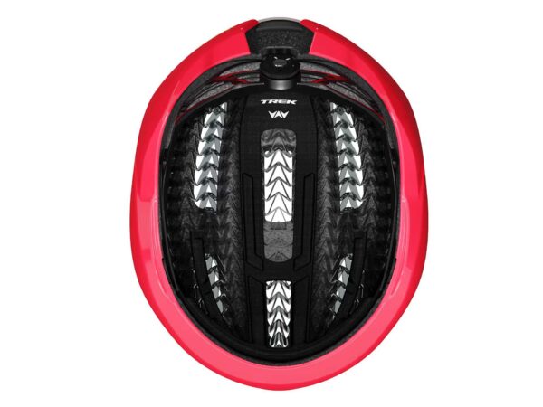 Kask rowerowy Trek Circuit Wavecel - biały/koralowy - obrazek 4