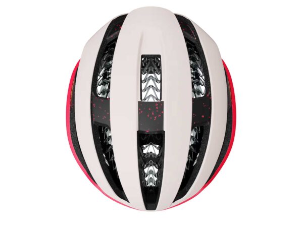Kask rowerowy Trek Circuit Wavecel - biały/koralowy - obrazek 6