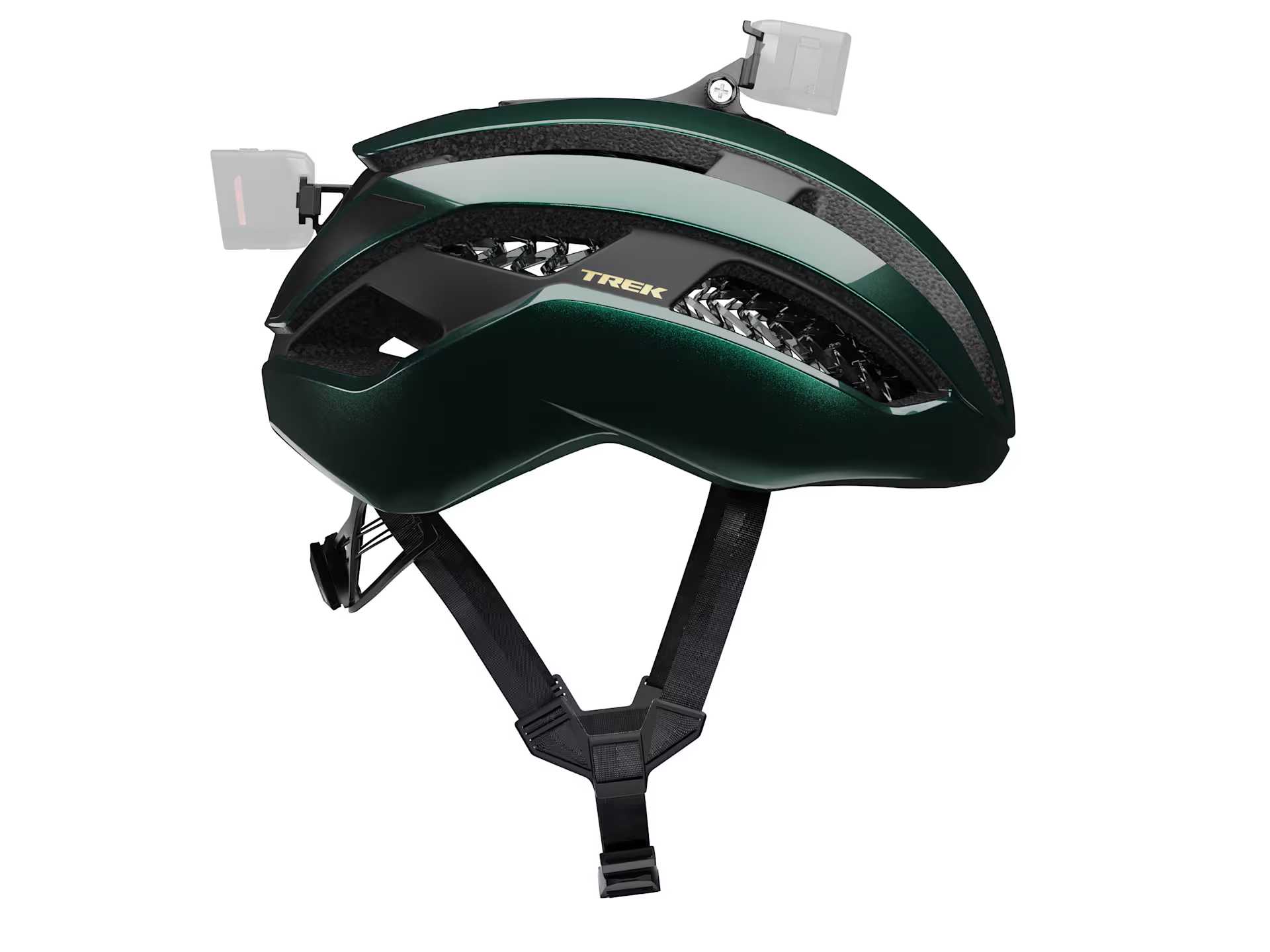 Kask rowerowy Trek Circuit Wavecel - ciemnozielony