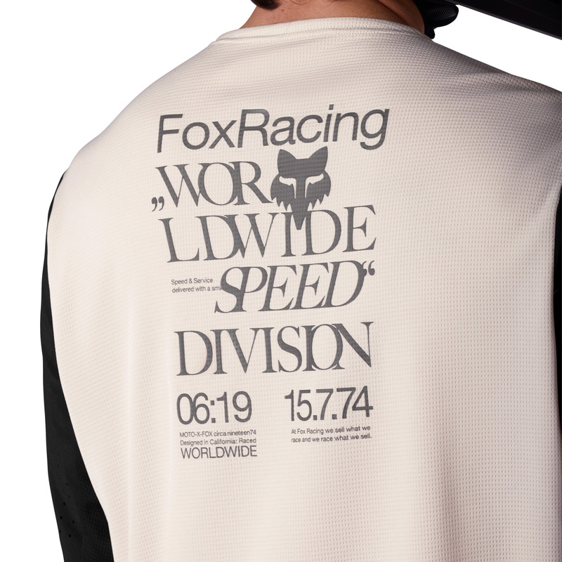 Koszulka rowerowa FOX DEFEND LS długi rękaw Park Se Chalk