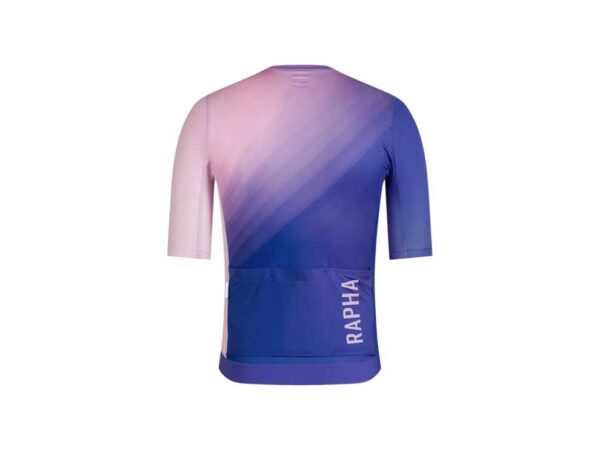 Męska koszulka rowerowa Rapha Pro Team - purpurowa - obrazek 3