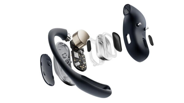 Otwarte słuchawki douszne Shokz OpenFit Air BLACK - obrazek 8