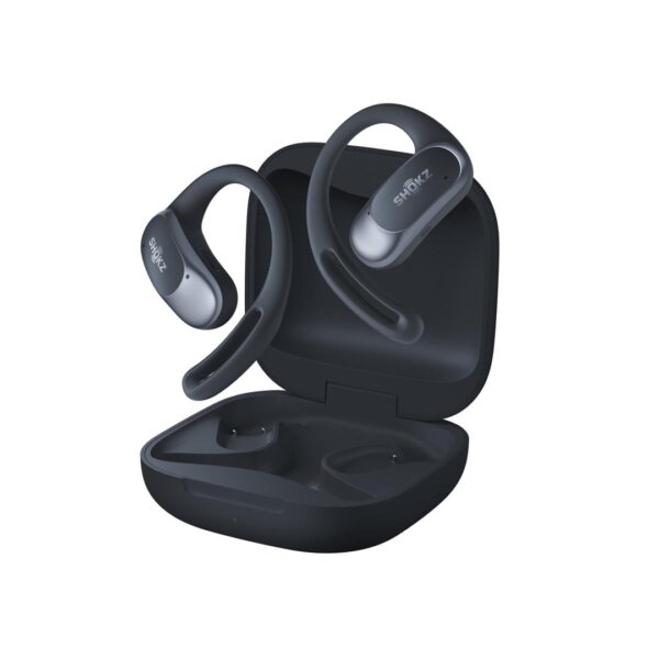 Otwarte słuchawki douszne Shokz OpenFit Air BLACK