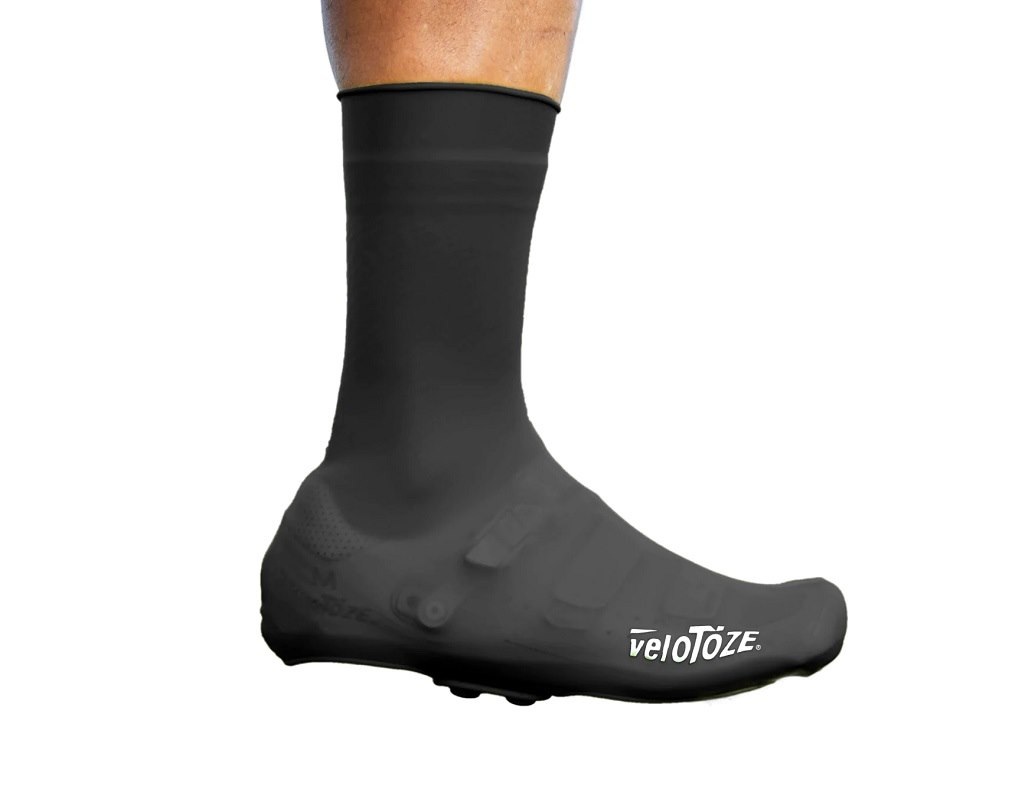 Ochraniacze na buty veloToze Silicone Shoe Cover Snap czarne