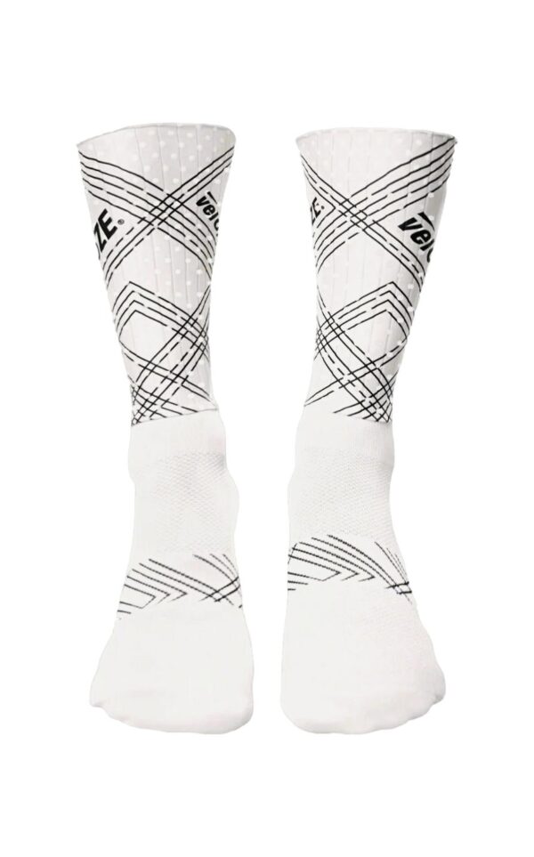 Skarpety rowerowe veloToze Aero Socks białe