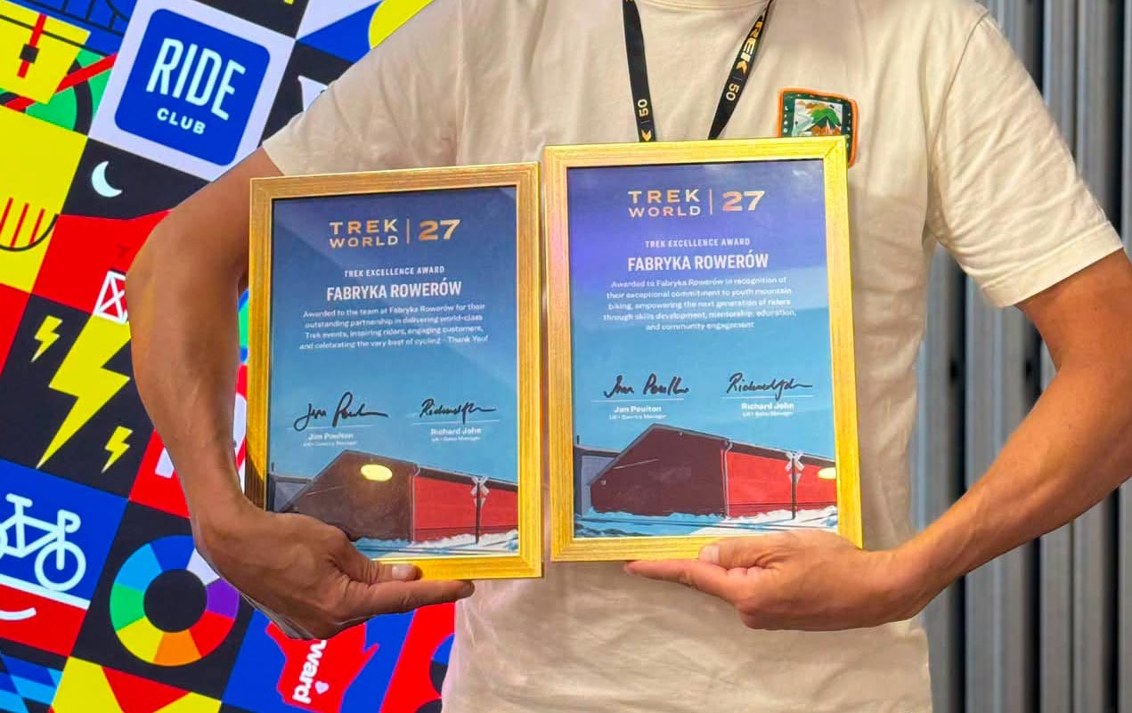 Dwie nagrody Trek Excellence Award dla Fabryki Rowerów!