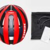Kask szosowy Trek Velocis MIPS czerwony granatowy