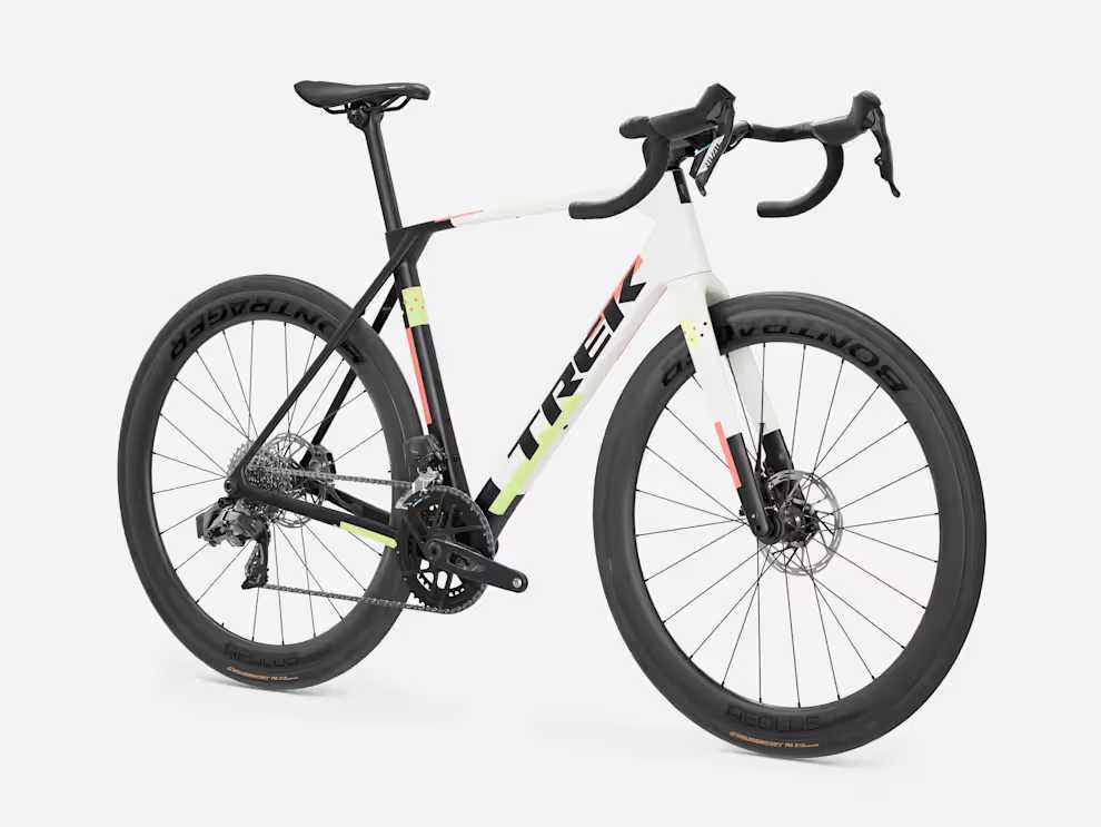 Trek Domane SL 6 AXS Gen 5 rower szosowy z włókna węglowego Matte Era White.Deep Smoke