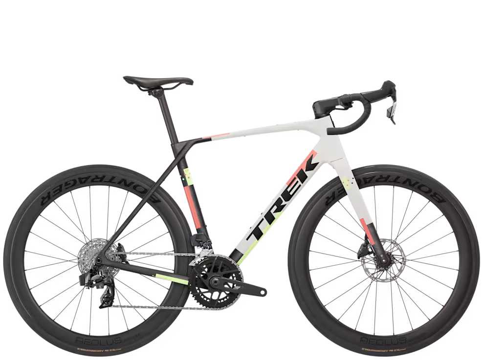 Trek Domane SL 6 AXS Gen 5 rower szosowy z włókna węglowego Matte Era White.Deep Smoke