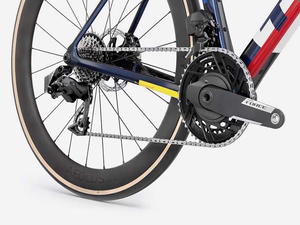 Trek Domane SLR 7 AXS Gen 5 Navy Smoke.Trek White