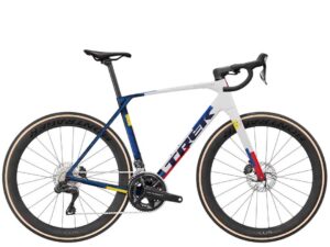 Trek Domane SLR 7 Gen 5 bardzo lekki karbonowy rower szosowy Navy Smoke.Trek White