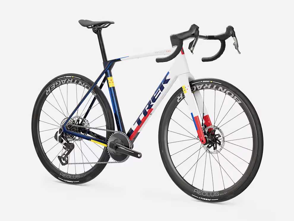 Trek Domane SLR 9 AXS 1x Gen 5 Navy Smoke.Trek White
