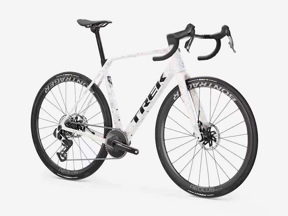 Trek Domane SLR 9 AXS 1x13 Gen 5 Mother of Pearl.Silver Marble