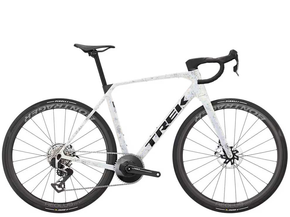 Trek Domane SLR 9 AXS 1x13 Gen 5 Mother of Pearl.Silver Marble (5) Trek Domane SLR 9 AXS 1x13 Gen 5 Mother of Pearl.Silver Marble