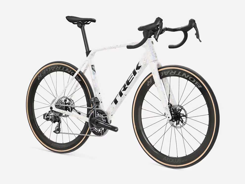 Trek Domane SLR 9 AXS Gen 5 Mother of Pearl.Silver Marble
