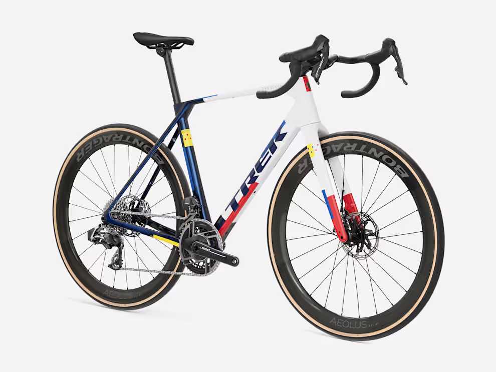 Trek Domane SLR 9 AXS Navy Smoke.Trek White