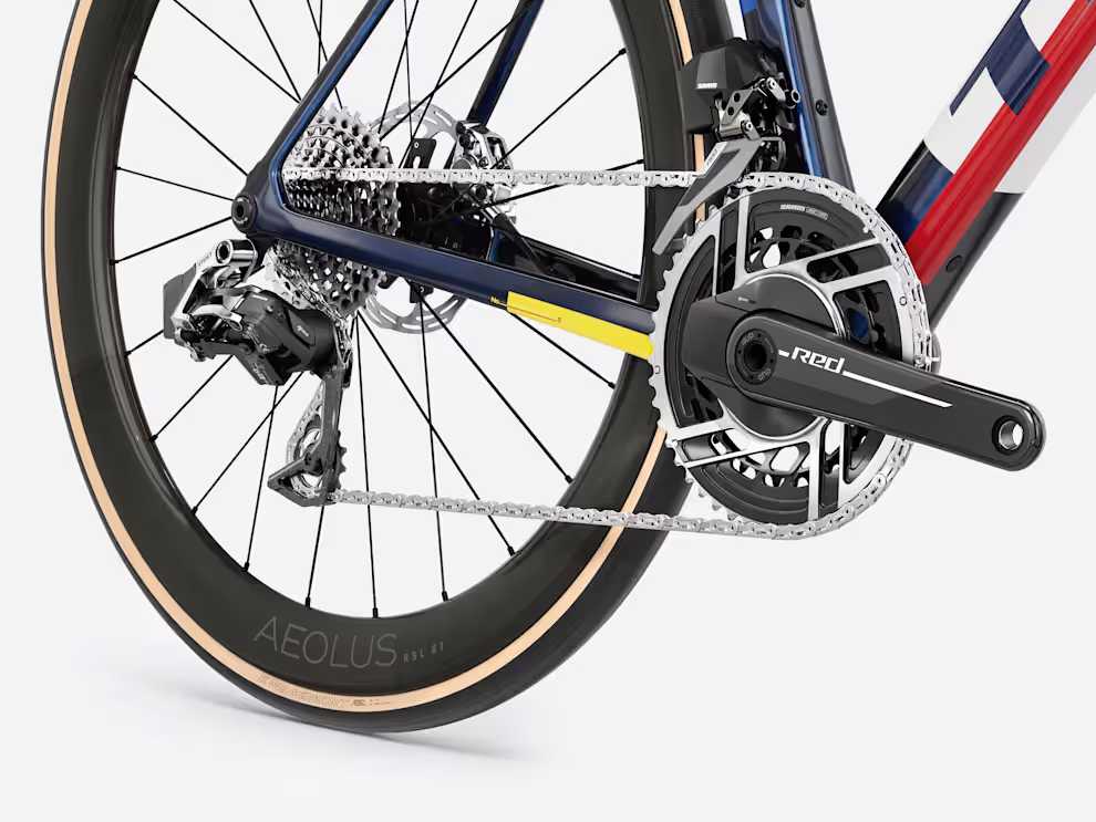 Trek Domane SLR 9 AXS Navy Smoke.Trek White