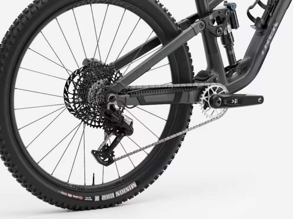 Trek Fuel EX 9 Eagle 90 Lithium Grey.Trek Black Splatter