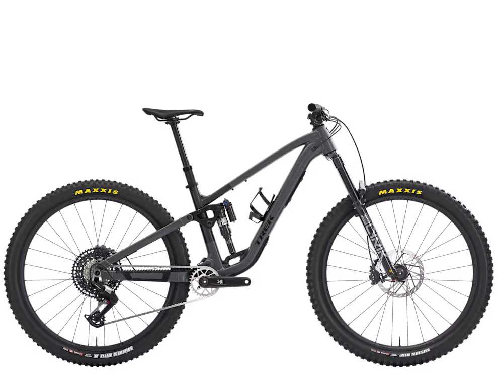 Trek Fuel EX 9 Eagle 90 Lithium Grey.Trek Black Splatter