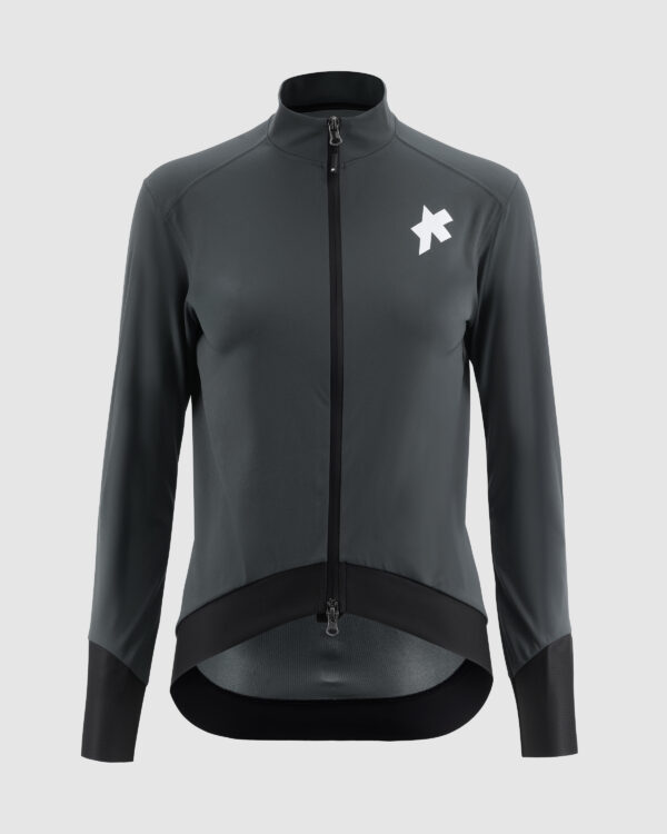 Damska kurtka rowerowa przeciwdeszczowa ASSOS EQUIPE R WOMEN'S RAIN JACKET S11 Kosimo Granit