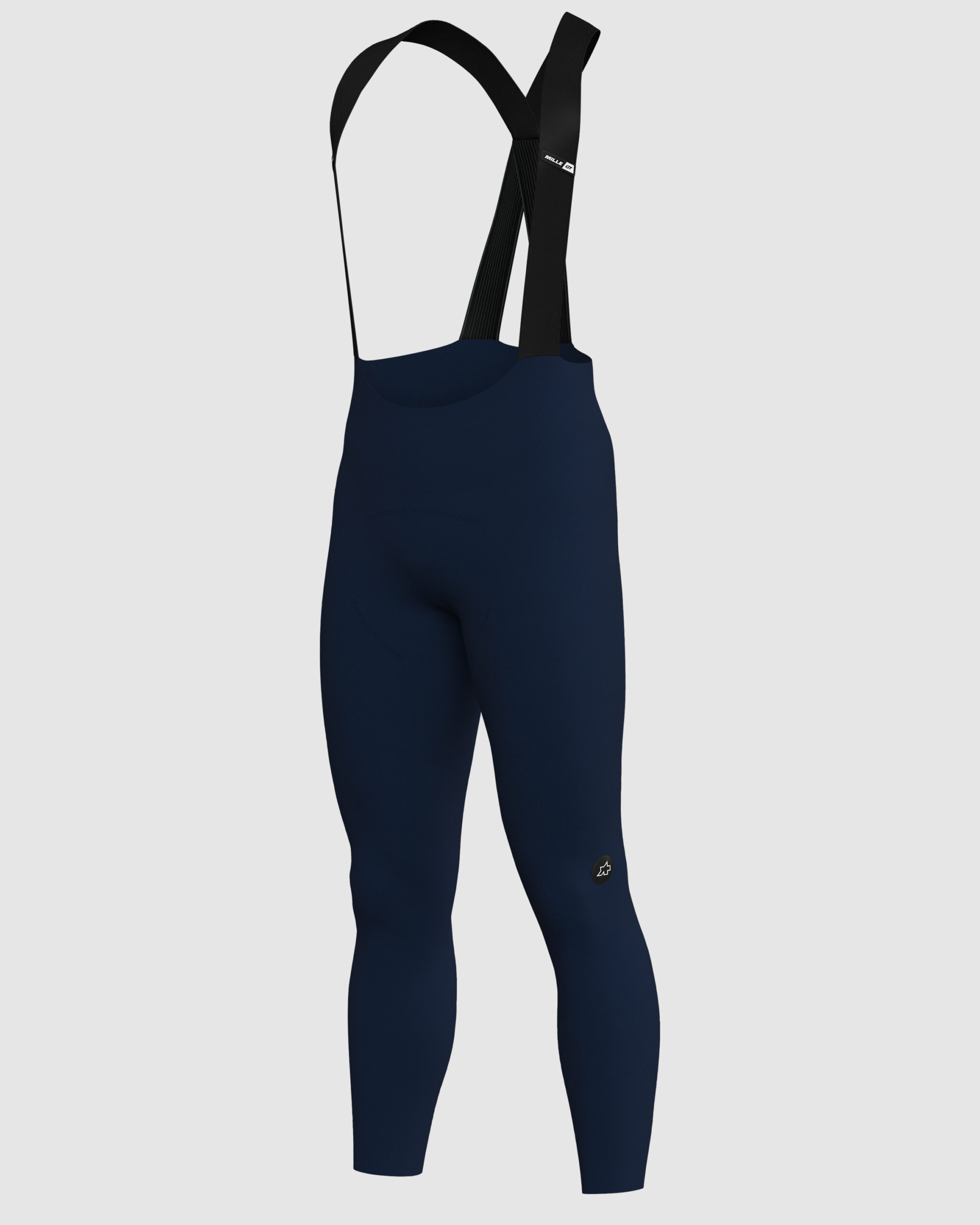 Długie spodnie rowerowe na szelkach ASSOS MILLE GT SPRING FALL BIB TIGHTS S11 granatowe
